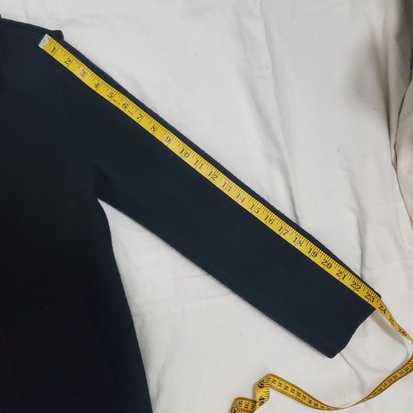 Marc Jacobs Classic Black Wool Peacoat - Picture 6 of 7